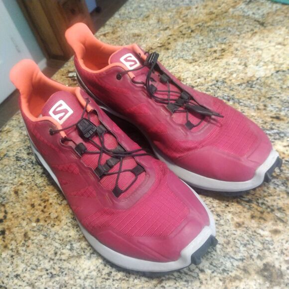Salomon Women's Supercross Contagrip Trail Running Shoes Cerise 409304 Size 9.5 - Picture 6 of 12
